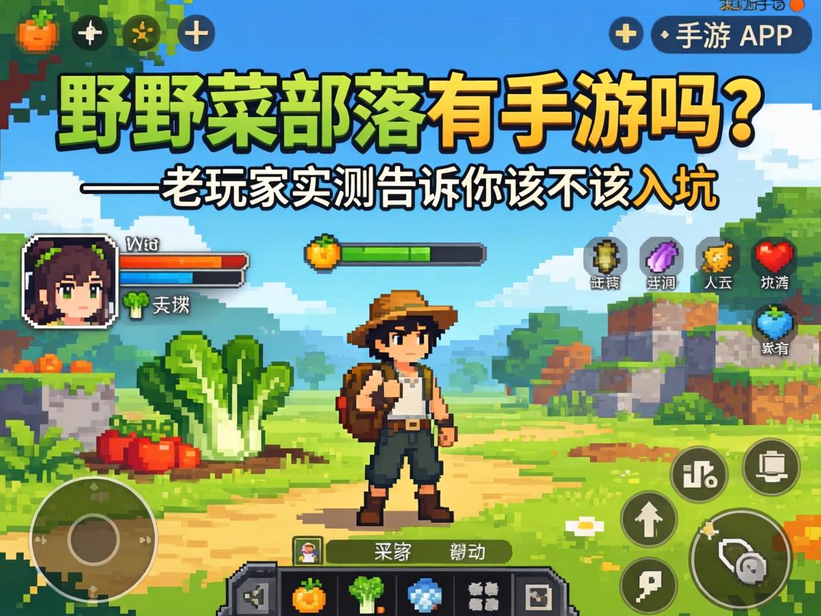 野菜部落有手游吗？——老玩家实测告诉你该不该入坑