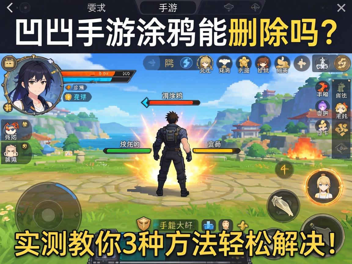 凹凸手游涂鸦能删除吗？实测教你3种方法轻松解决！