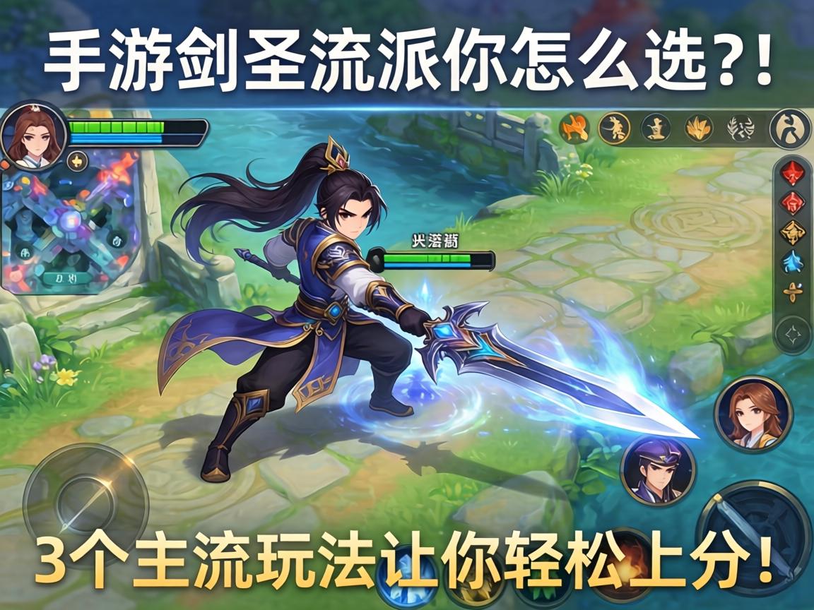 手游剑圣流派怎么选？这3个主流玩法让你轻松上分！