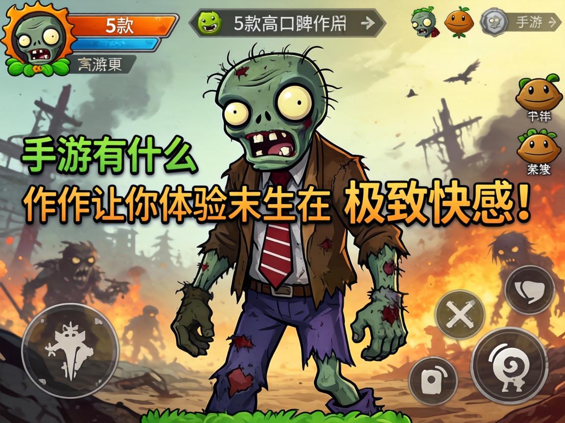 僵尸版手游有什么？这5款高口碑作品让你体验末日生存的极致快感！