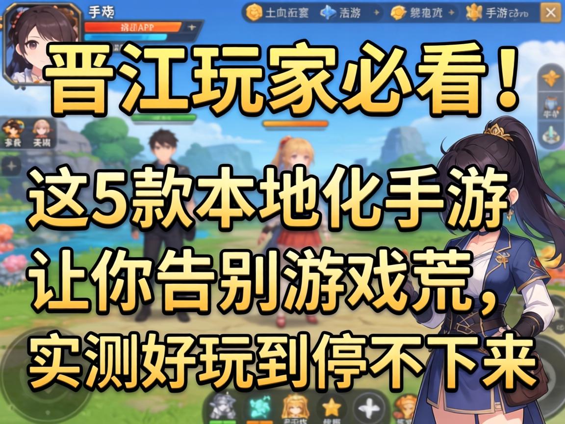 这5款本地化手游让你告别游戏荒