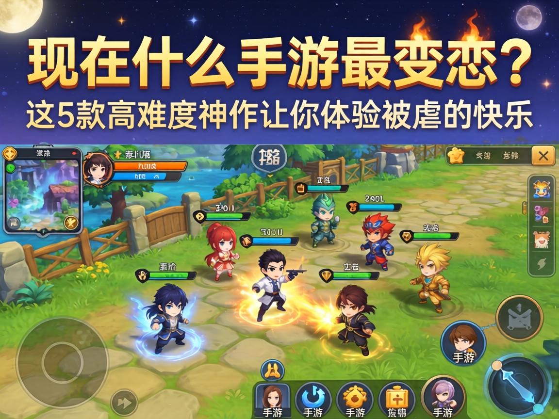 这5款高难度神作让你体验被虐的快乐