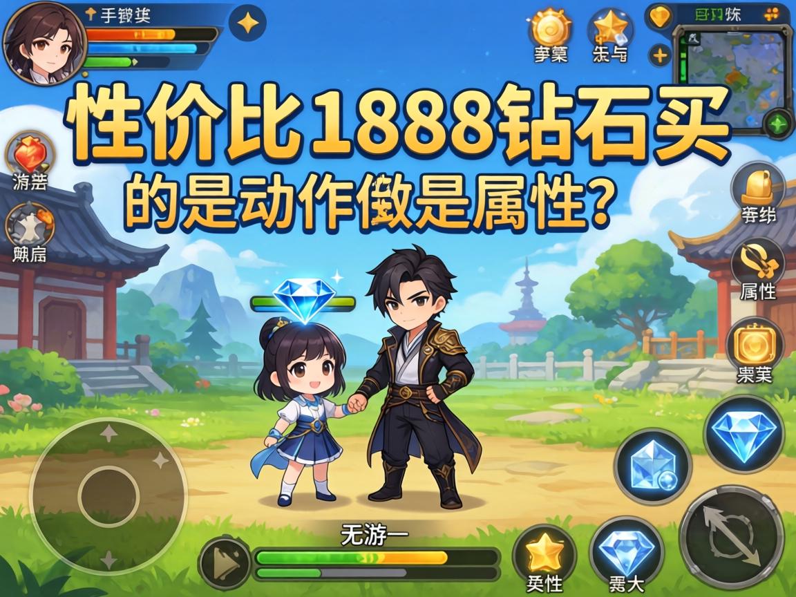 1888钻石买的是动作还是属性
