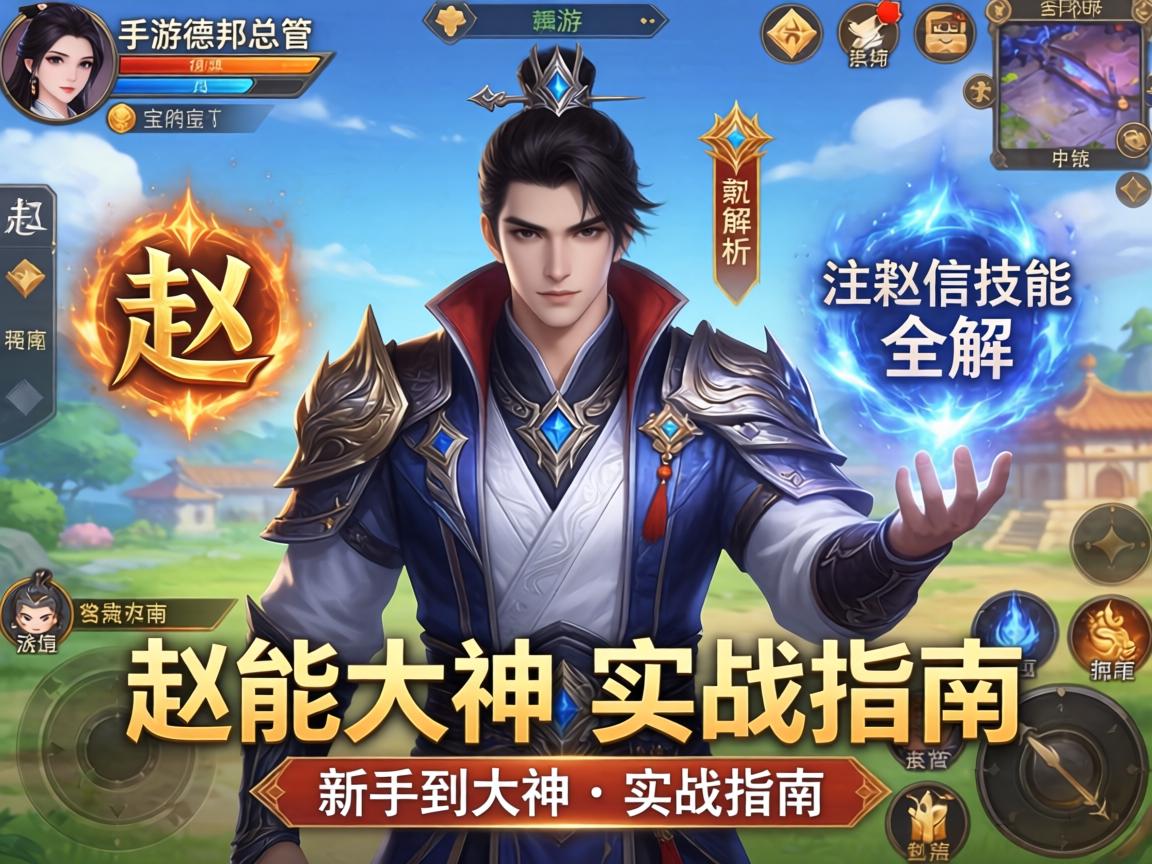 手游德邦总管赵信技能全解析，从新手到大神的实战指南