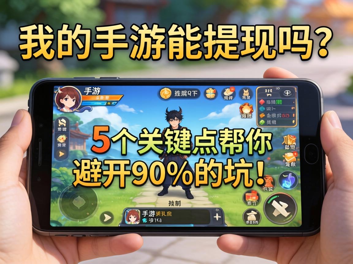 我的手游能提现吗？这5个关键点帮你避开90%的坑！