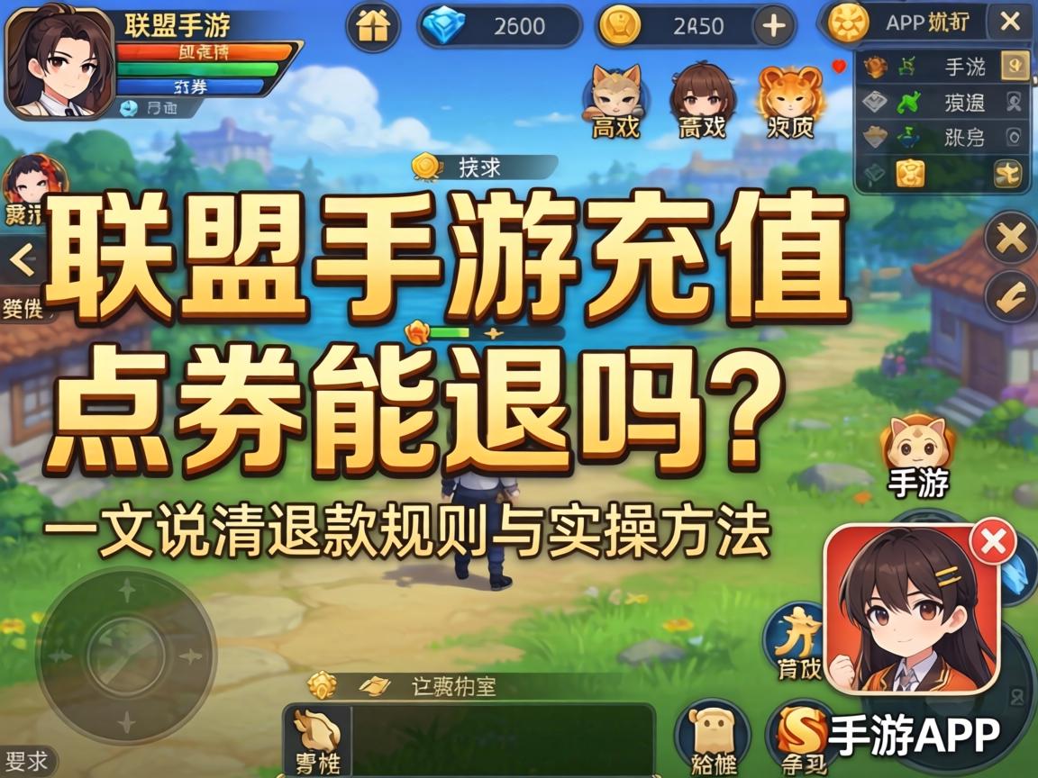 联盟手游充值点券能退吗？一文说清退款规则与实操方法