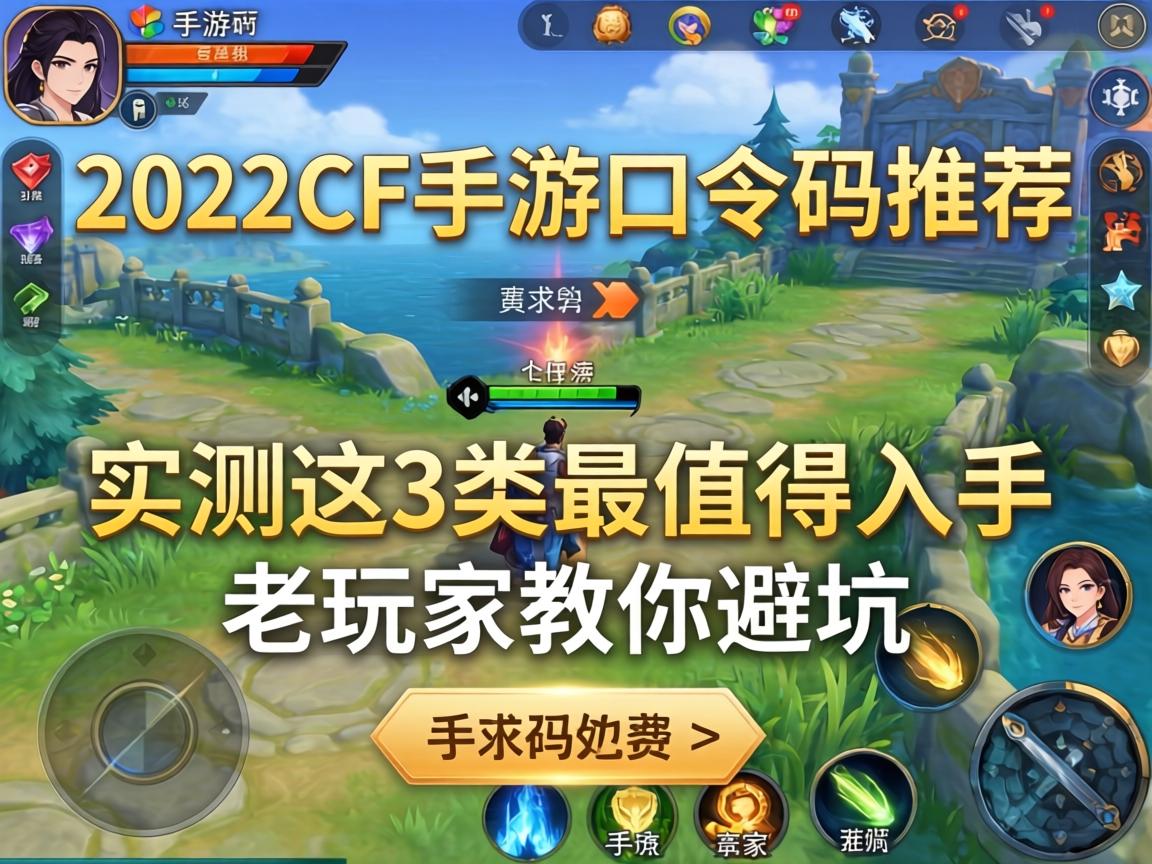 2022CF手游口令码推荐，实测这3类最值得入手，老玩家教你避坑
