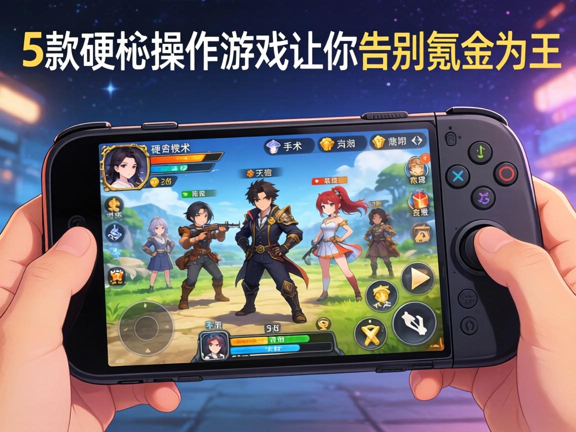靠技术的手游有哪些？这5款硬核操作游戏让你告别氪金为王