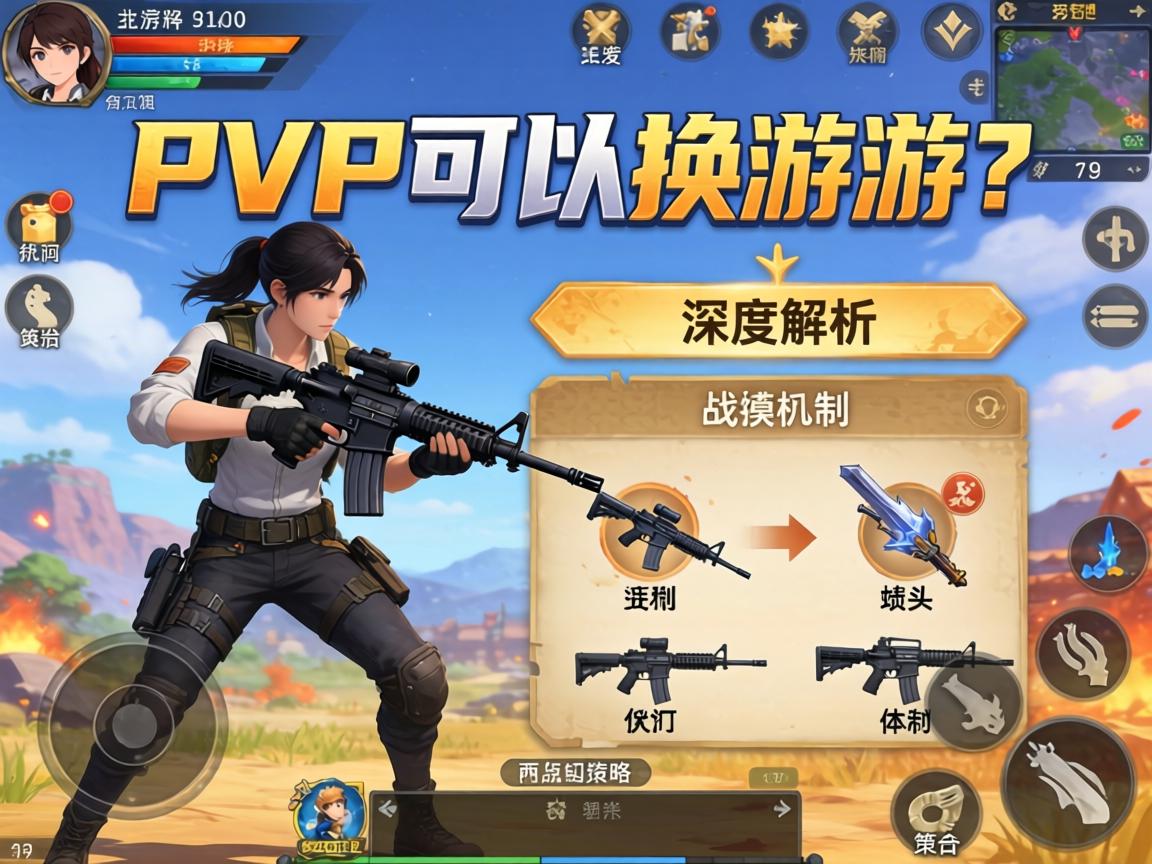 PVP可以换武器吗手游？深度解析战斗机制与武器切换策略