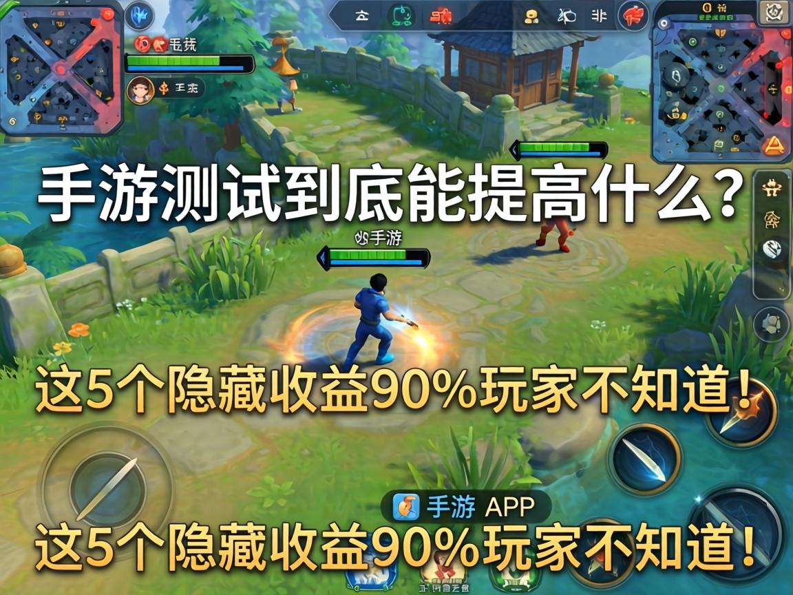 手游测试到底能提高什么？这5个隐藏收益90%玩家不知道！