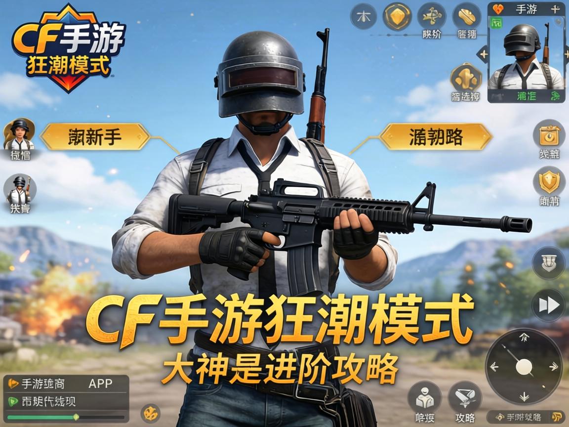 CF手游狂潮模式武器选择指南，从新手到大神的进阶攻略