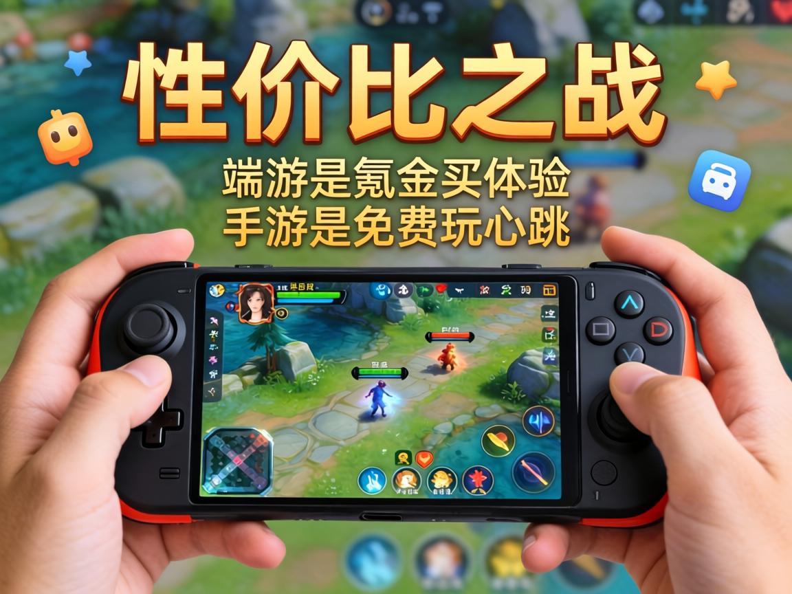一、性价比之战，端游是氪金买体验，手游是免费玩心跳