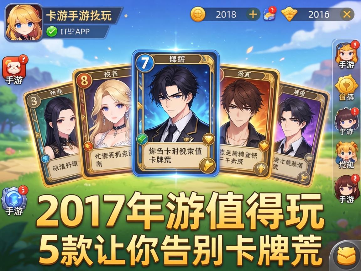 2017年哪些卡牌手游最值得玩？这5款让你告别卡牌荒