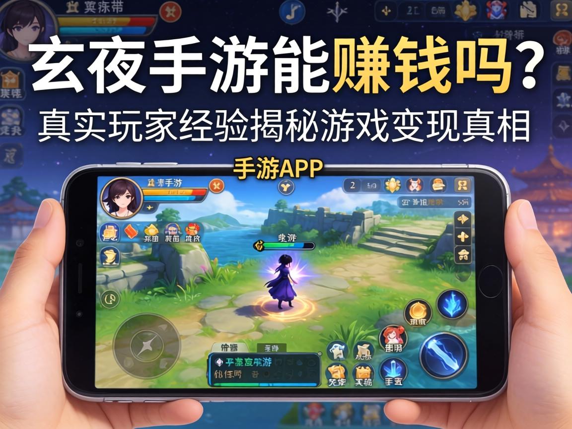 玄夜手游能赚钱吗？真实玩家经验揭秘游戏变现的真相