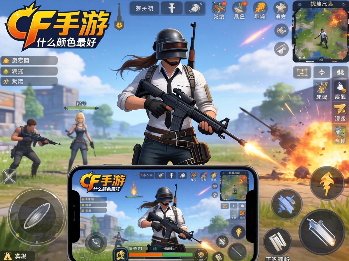 CF手游什么颜色最好？从视觉体验到实战优势的深度解析