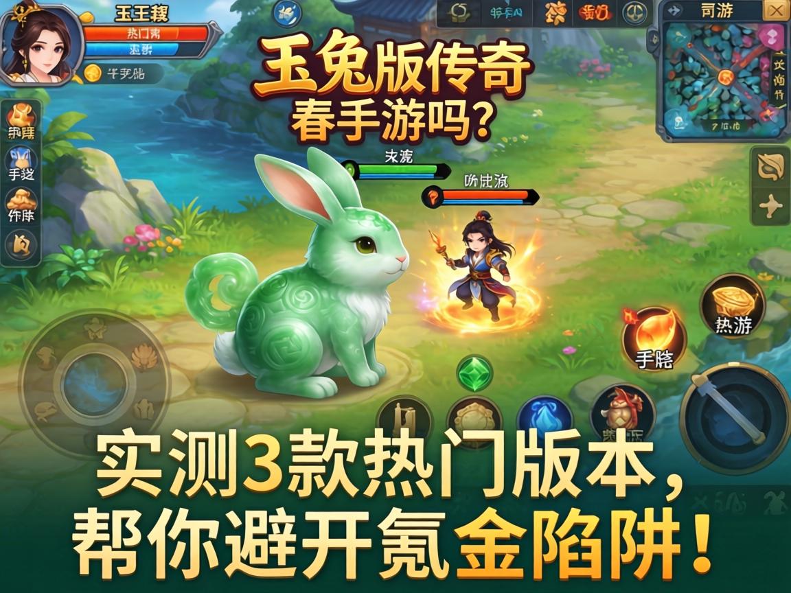 玉兔版传奇有手游吗？实测3款热门版本，帮你避开氪金陷阱！
