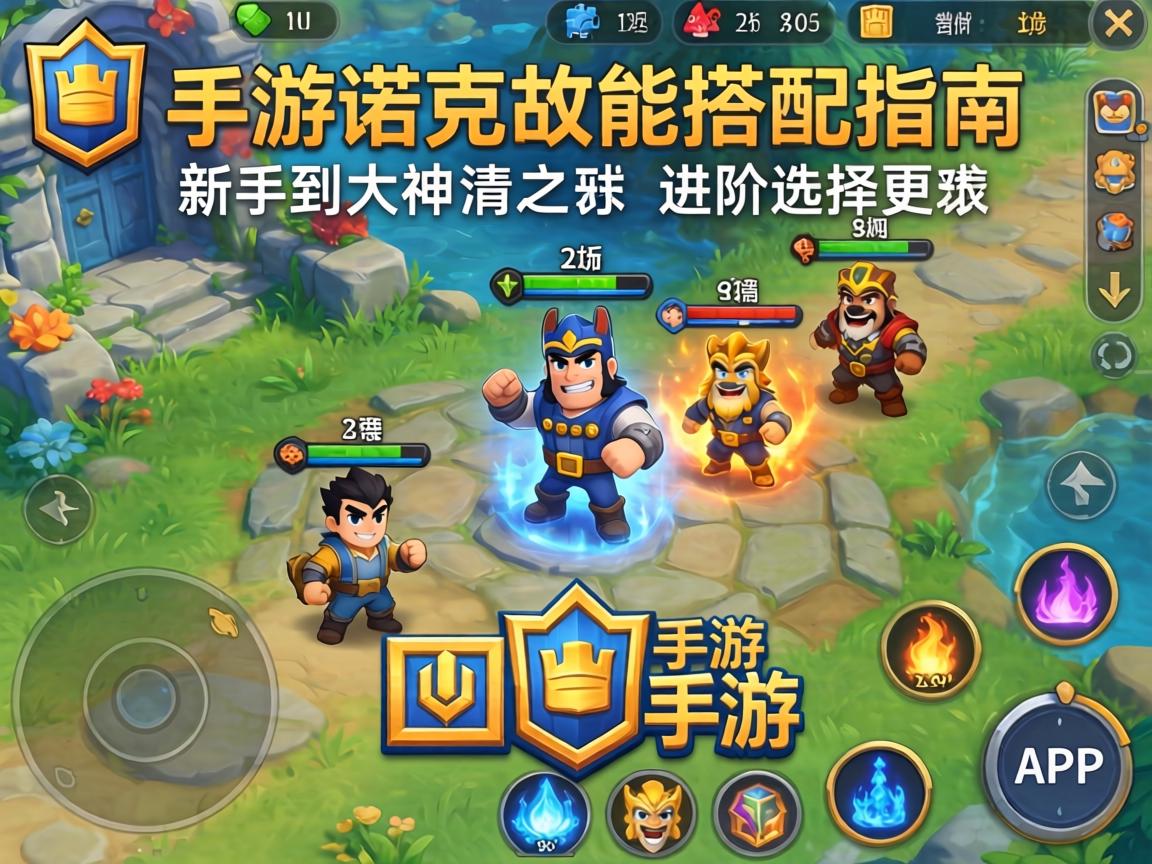 手游诺克技能搭配指南，从新手到大神的进阶选择