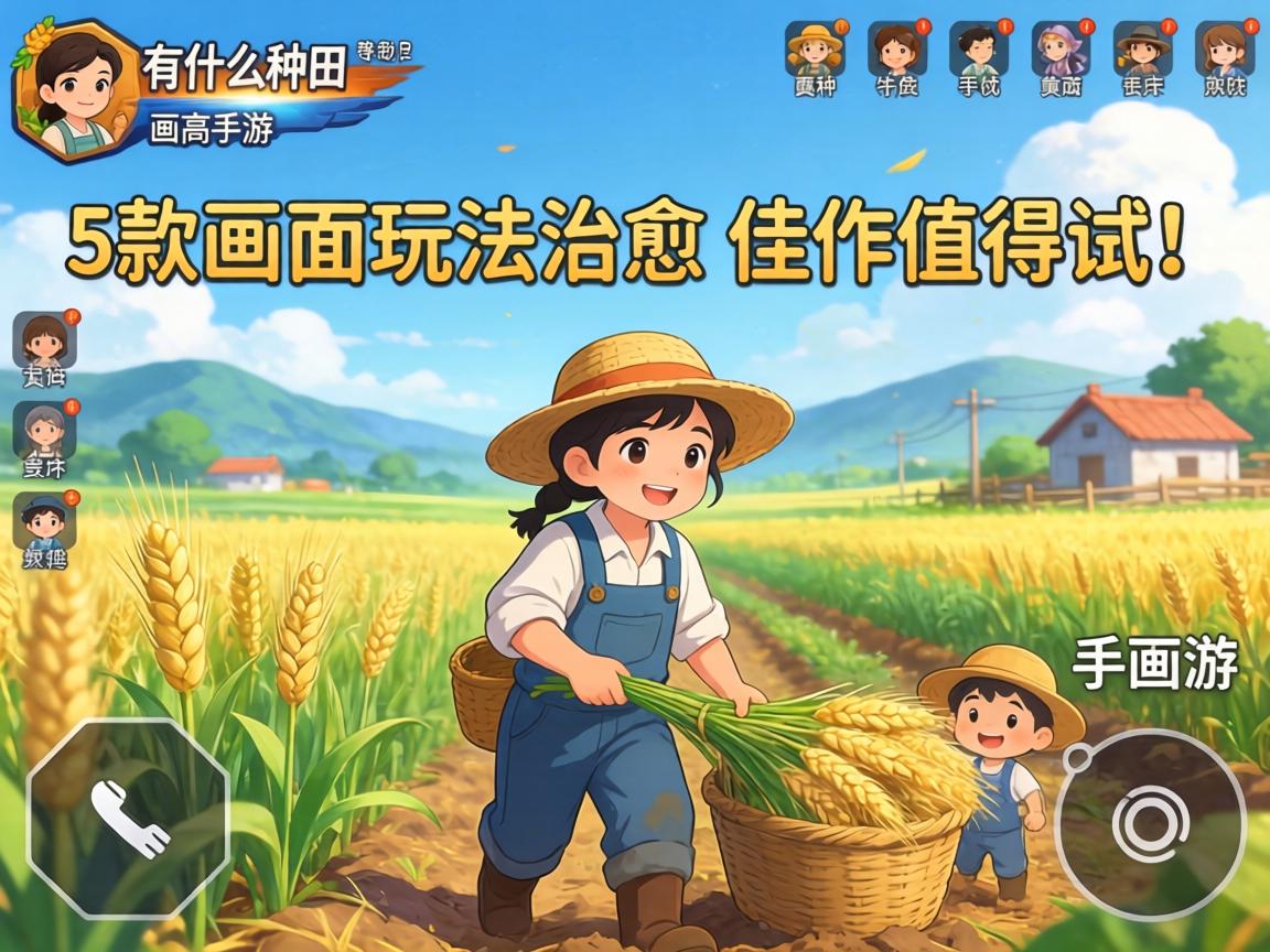 有什么种田高画质手游？这5款画面精美、玩法治愈的佳作值得一试！