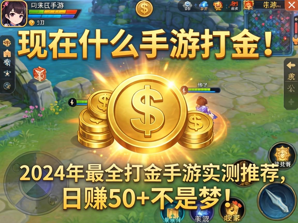 现在什么手游能打金？2024年最全打金手游实测推荐，日赚50+不是梦！