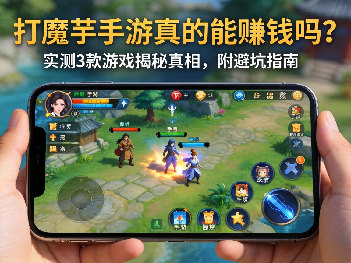 打魔芋手游真的能赚钱吗？实测3款游戏揭秘真相，附避坑指南