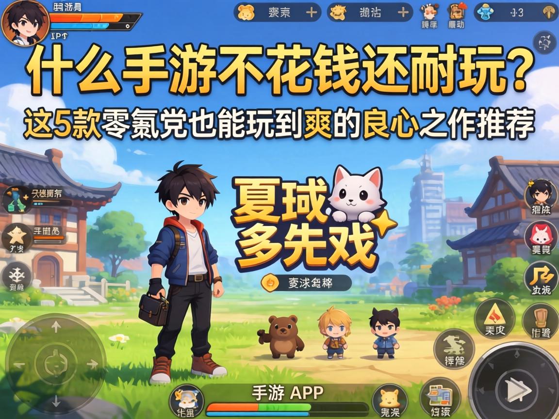 这5款零氪党也能玩到爽的良心之作推荐