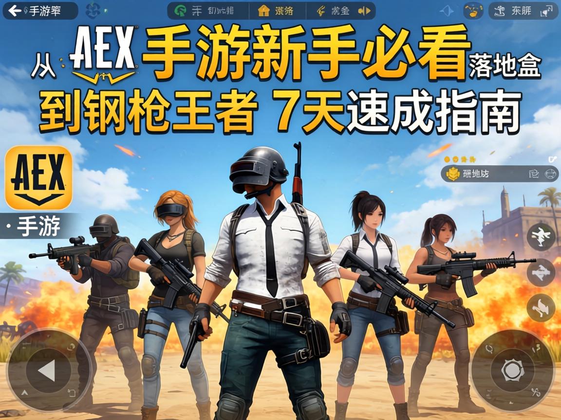 从落地成盒到钢枪王者的7天速成指南