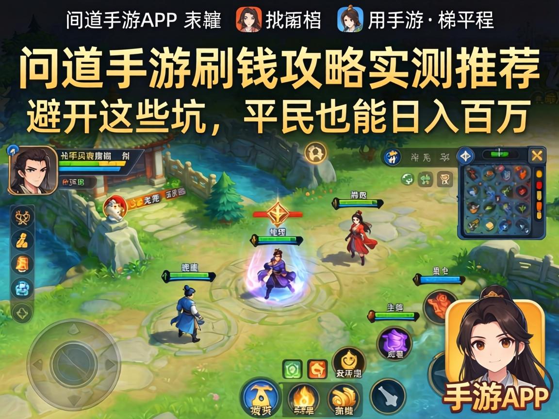 问道手游刷钱攻略实测推荐