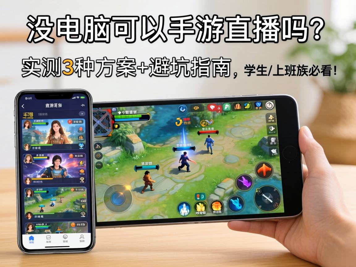 没电脑可以手游直播吗