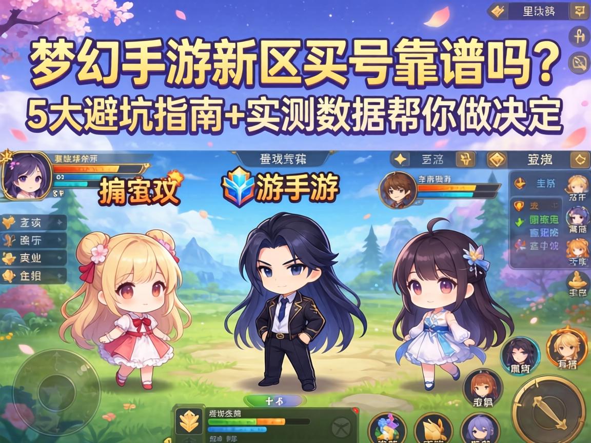 梦幻手游新区买号靠谱吗