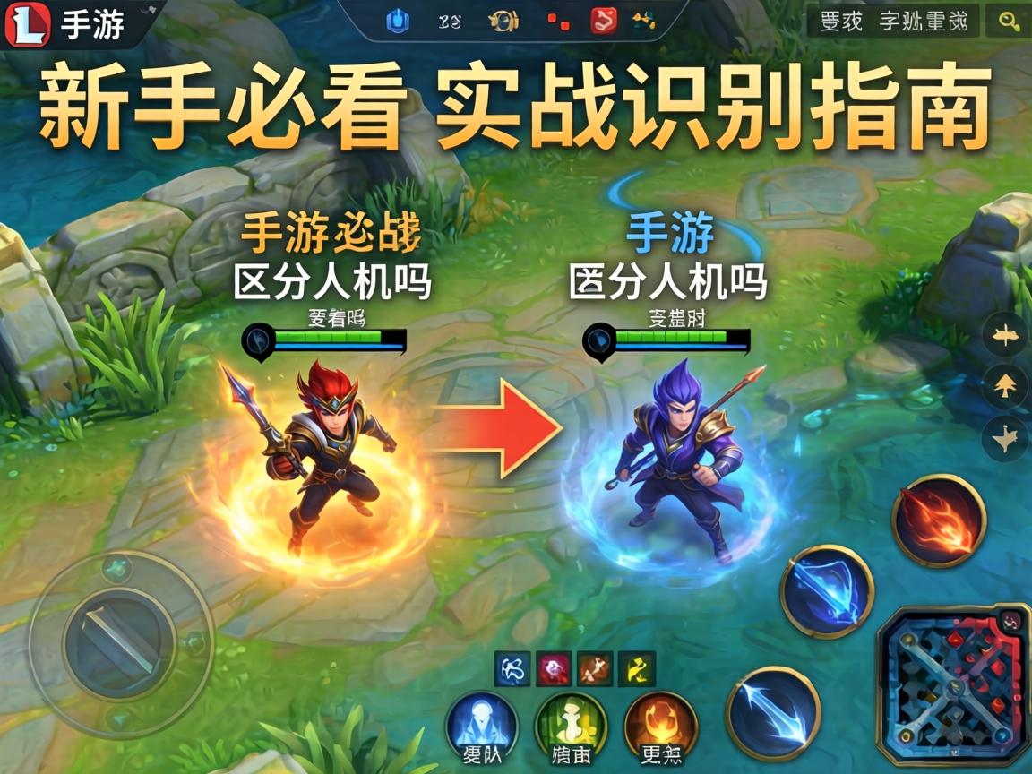 LOL手游区分人机吗?新手必看的实战识别指南 新手必看的实战识别指南