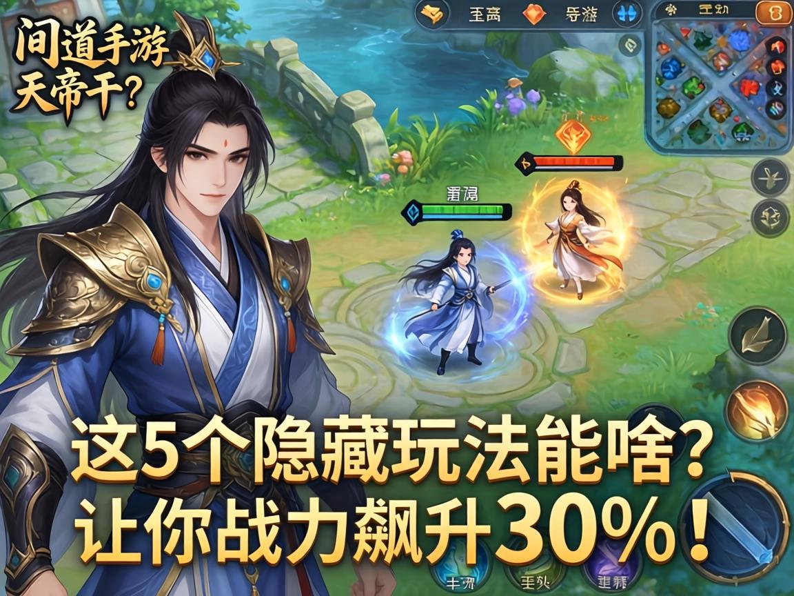 问道手游天帝能干啥?这5个隐藏玩法让你战力飙升30%! 这5个隐藏玩法让你战力飙升30