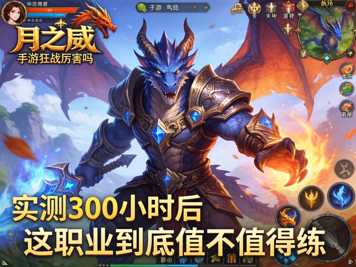 龙之谷手游狂战厉害吗?实测300小时后,这职业到底值不值得练? 龙之谷手游狂战厉害吗