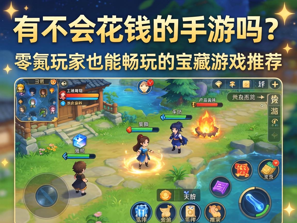 零氪玩家也能畅玩的宝藏游戏推荐