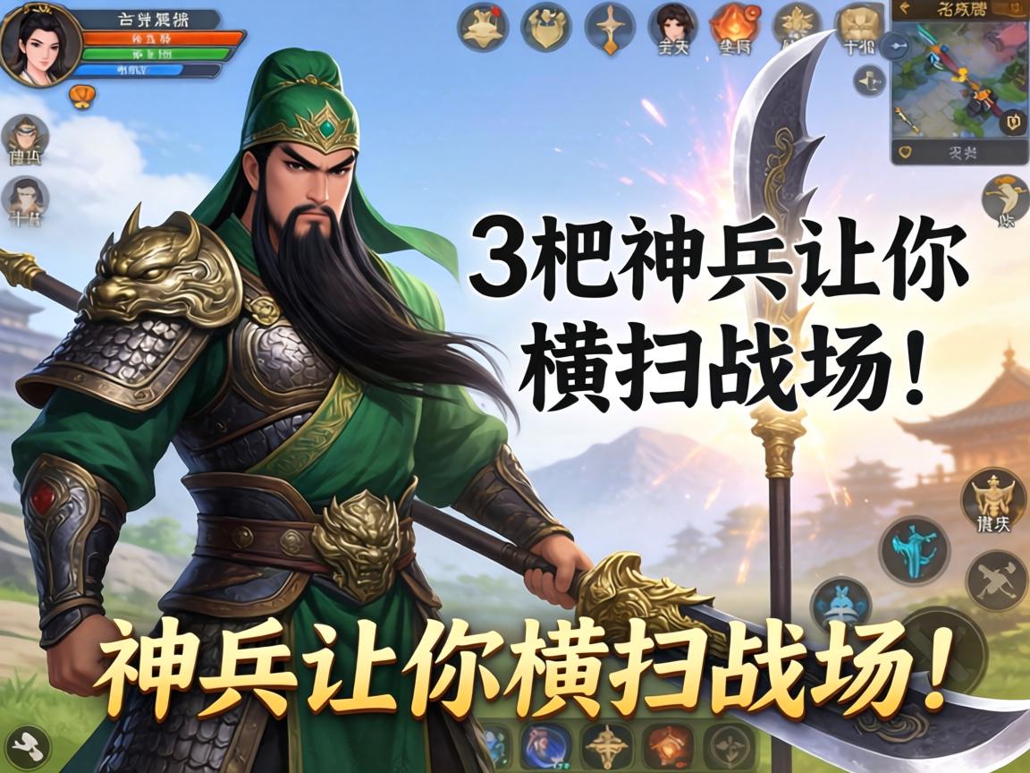 这3把神兵让你横扫战场