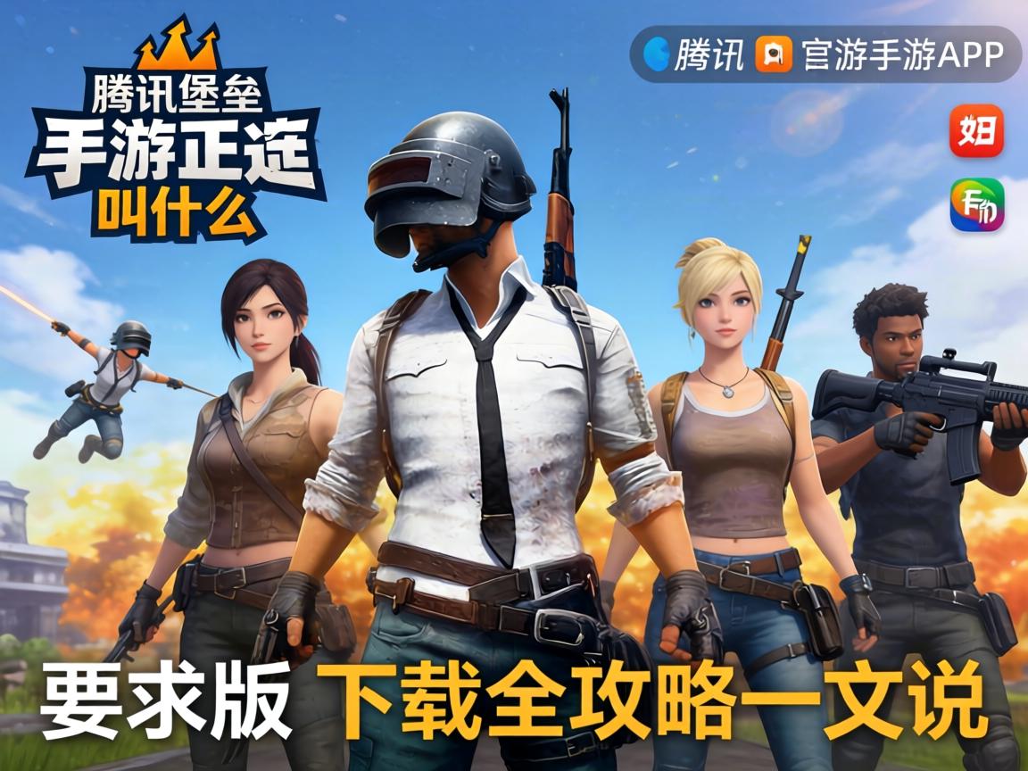 腾讯堡垒之夜手游叫什么？官方正版名称+下载全攻略一文说清