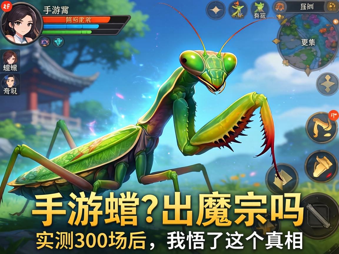 手游螳螂出魔宗吗？实测300场后，我悟了这3个真相