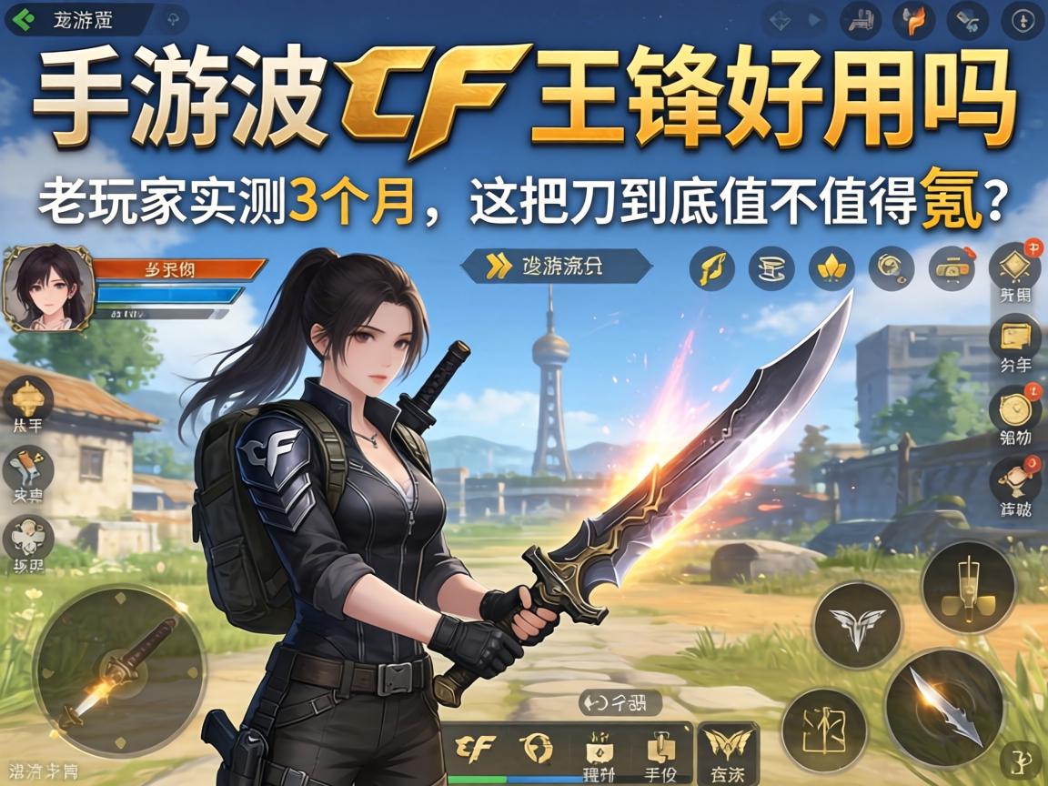手游CF王锋好用吗？老玩家实测3个月，这把刀到底值不值得氪？
