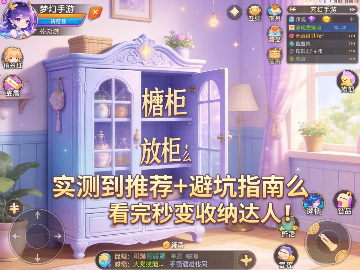 梦幻手游橱柜能放什么？实测推荐+避坑指南，看完秒变收纳达人！