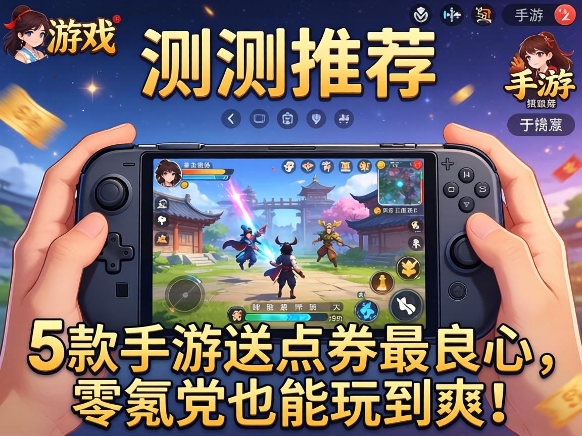 实测推荐，这5款手游送点券最良心，零氪党也能玩到爽！