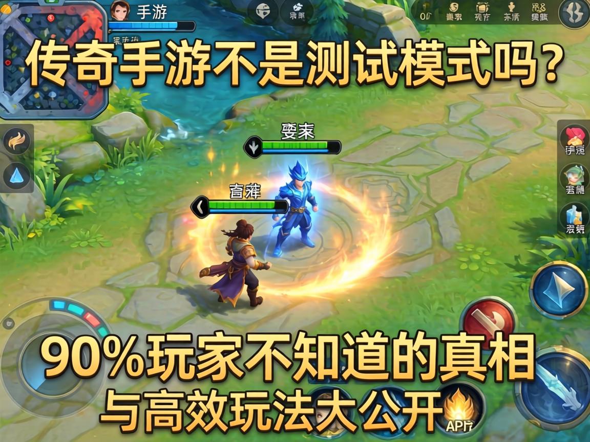 传奇手游不是测试模式吗？90%玩家不知道的真相与高效玩法大公开