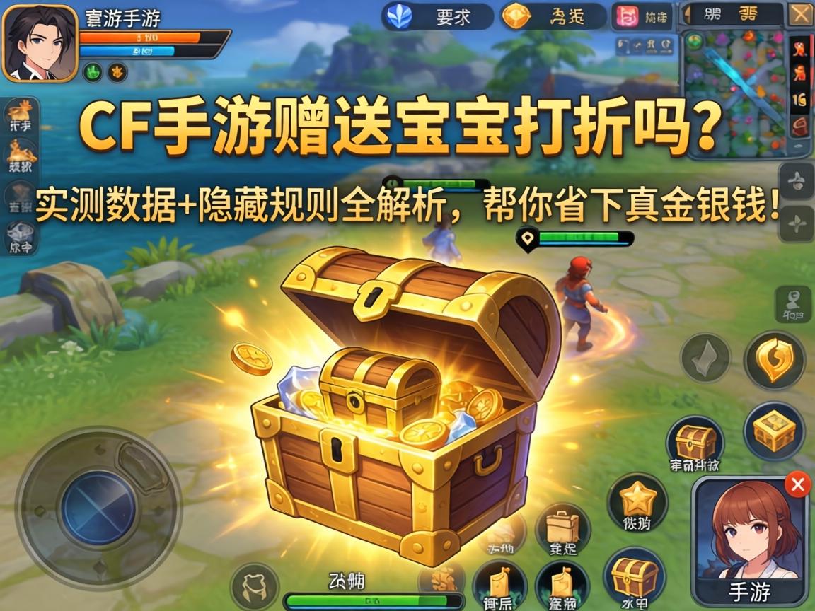 CF手游赠送宝箱打折吗？实测数据+隐藏规则全解析，帮你省下真金白银！
