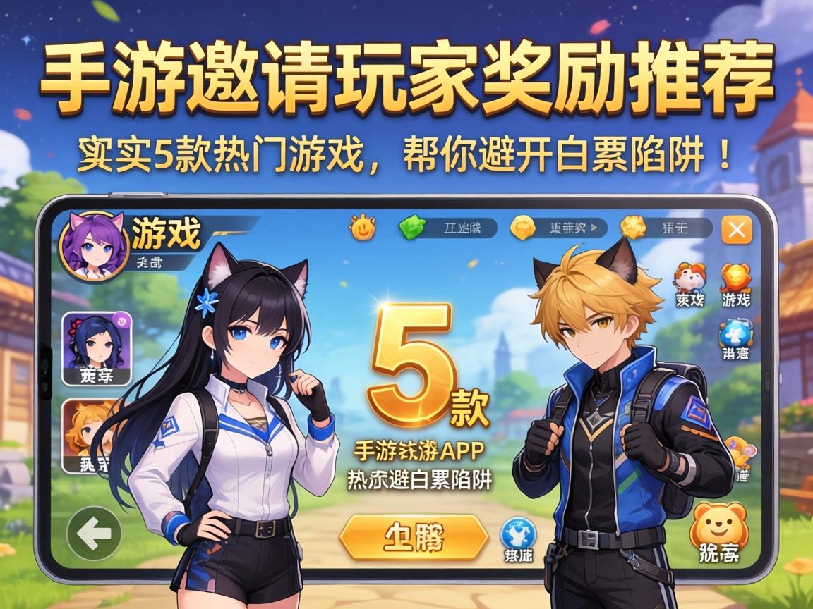 手游邀请玩家奖励推荐，实测5款热门游戏，帮你避开白嫖陷阱