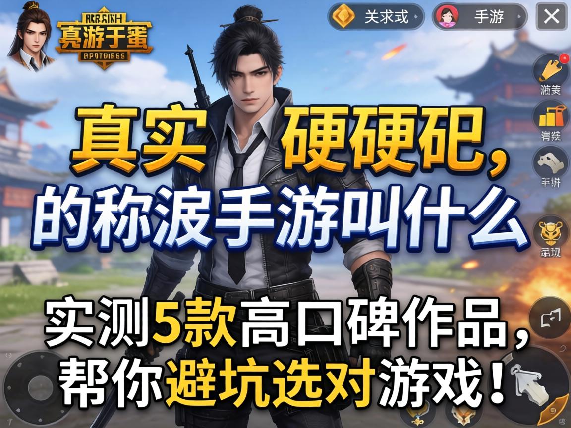 真实和硬核的手游叫什么？实测5款高口碑作品，帮你避坑选对游戏！