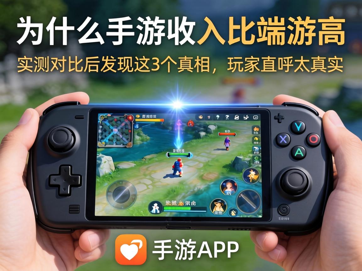 为什么手游收入比端游高？实测对比后发现这3个真相，玩家直呼太真实