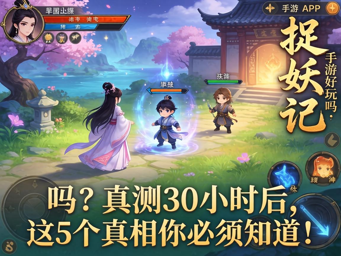 梦幻捉妖记手游好玩吗？实测30小时后，这5个真相你必须知道！
