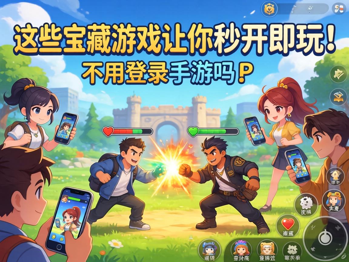 多人对战不用登录手游吗？这些宝藏游戏让你秒开即玩！