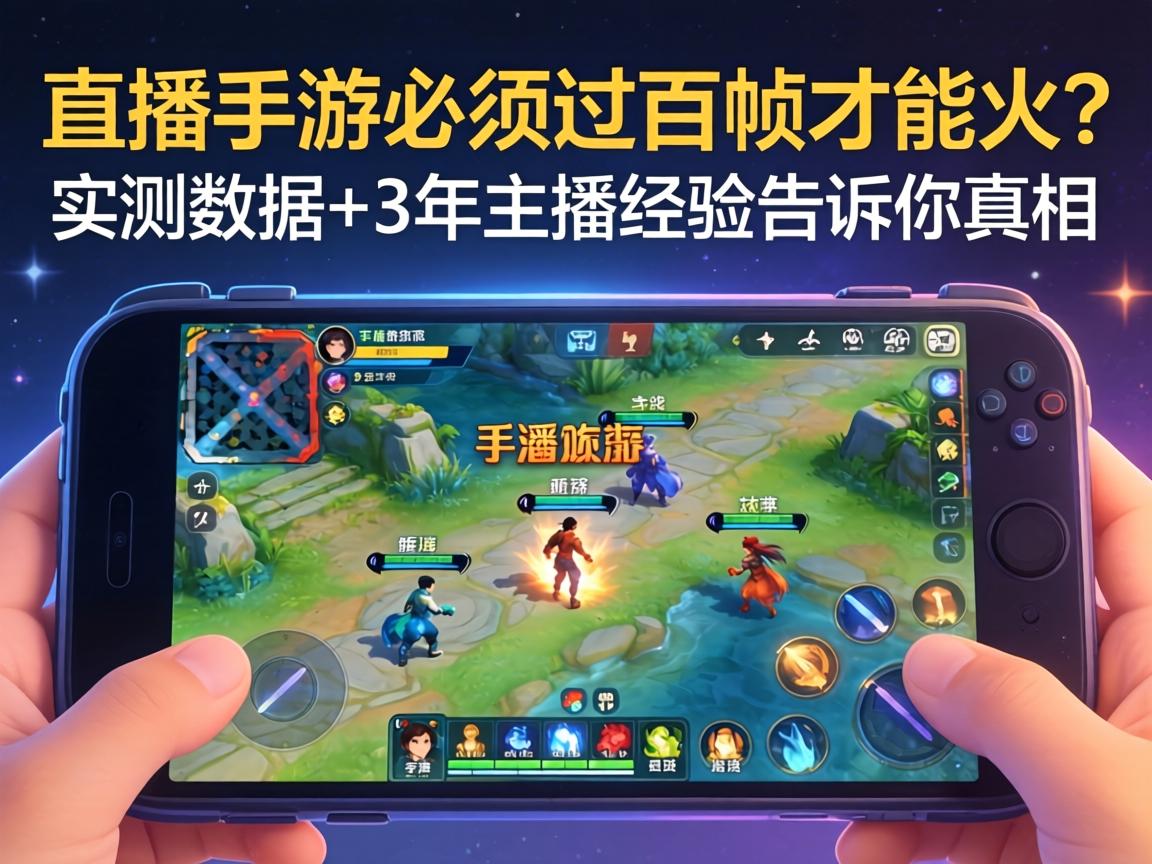直播手游必须过百帧才能火