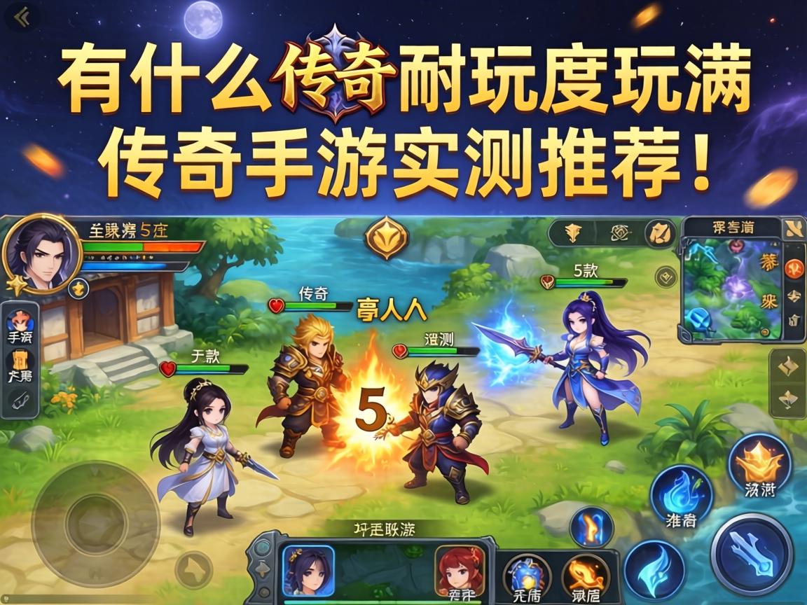 耐玩度拉满的传奇手游实测推荐