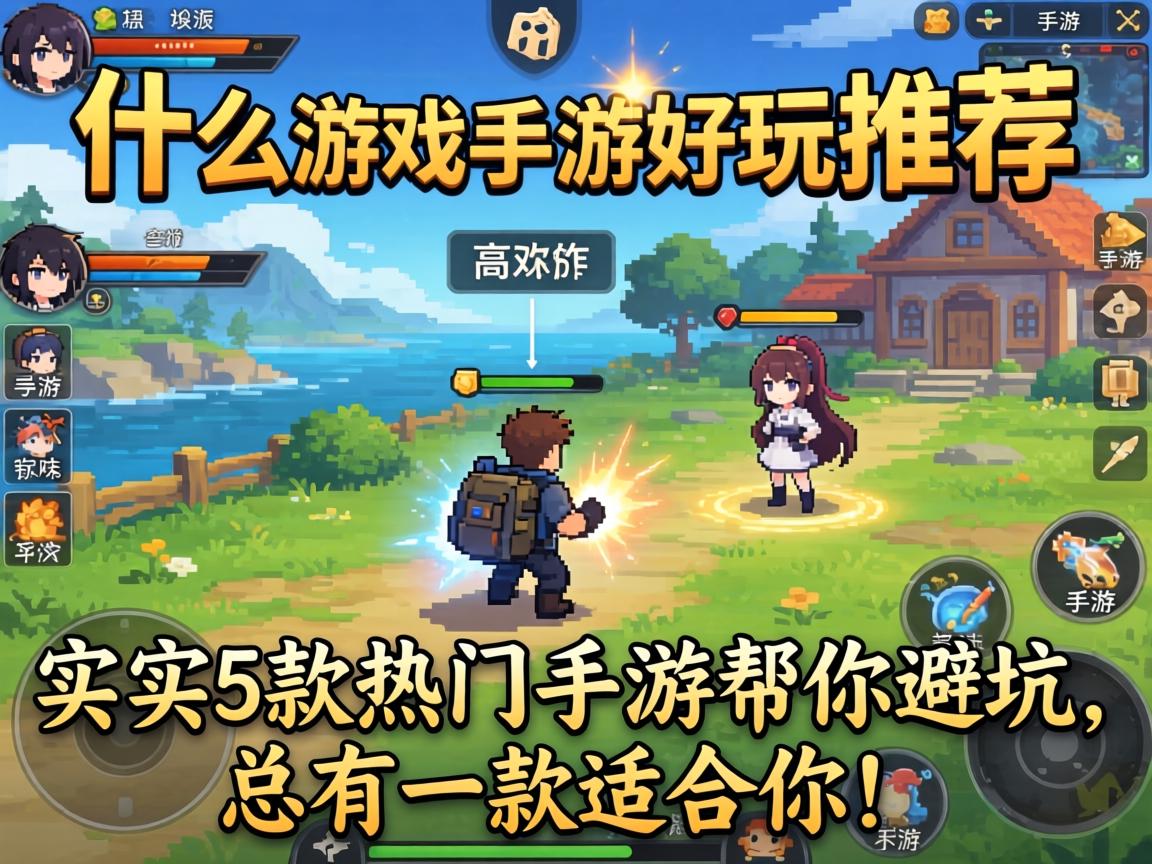 实测5款热门手游帮你避坑