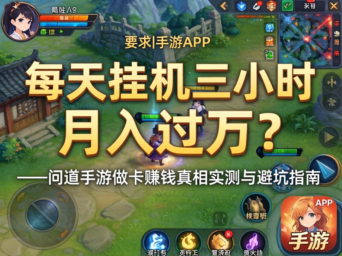 问道手游做卡赚钱真相实测与避坑指南